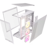 Corsair Chassis 3500X RGB White Cabinet 11