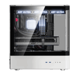DarkFlash HM1 ATX White Desktop Cabinet 2