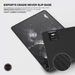 Cybeart | Batman - The Dark Knight Rises Gaming Desk Mat (XXL - 900x400x4mm) | Waterproof, Never Slip Base, Stitched Edges, Esports Grade - Image 7