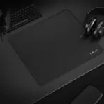 Cybeart | Ghost (Black) Gaming Mouse Pad (Large - 450x400x4mm) | Waterproof, Never Slip Base, Stitched Edges, Esports Grade - Image 2