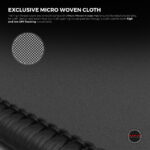 Cybeart | Ghost (Black) Gaming Mouse Pad (Medium - 300x250x4mm) | Waterproof, Never Slip Base, Stitched Edges, Esports Grade - Image 8