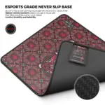 Cybeart | House Targaryen Gaming Mouse Pad (Large - 450x400x4mm) | Waterproof, Never Slip Base, Stitched Edges, Esports Grade - Image 8