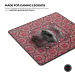 Cybeart | House Targaryen Gaming Mouse Pad (Large - 450x400x4mm) | Waterproof, Never Slip Base, Stitched Edges, Esports Grade - Image 7