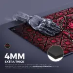 Cybeart | House Targaryen Gaming Mouse Pad (Large - 450x400x4mm) | Waterproof, Never Slip Base, Stitched Edges, Esports Grade - Image 5