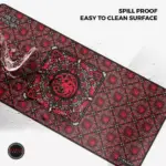 Cybeart | House Targaryen Gaming Desk Mat (XXL - 900x400x4mm) | Waterproof, Never Slip Base, Stitched Edges, Esports Grade - Image 3