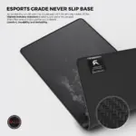 Cybeart | Signature Edition Gaming Desk Mat (XXL - 900x400x4mm) | Waterproof, Never Slip Base, Stitched Edges, Esports Grade - Image 7