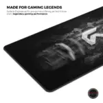 Cybeart | Signature Edition Gaming Desk Mat (XXL - 900x400x4mm) | Waterproof, Never Slip Base, Stitched Edges, Esports Grade - Image 6