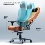 CYBEART | Vintage-APEX Series Gaming / Office Chair | 4D Lumbar, 4D Armrest, Endura™ Leatherette, AeroMag™ Pillow, Recline & Tilt - Image 8
