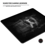 Cybeart | Signature Edition Gaming Mouse Pad (Large - 450x400x4mm) | Waterproof, Never Slip Base, Stitched Edges, Esports Grade - Image 6
